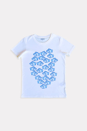 Deep Blue Fish - Kids Tshirt
