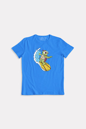 Surfing Turtle - Kids Tshirt