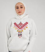 Boqaa Adults white Zina Hoodie (Jewelry)