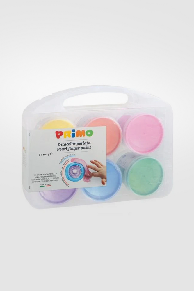 Primo Pearl Finger Paint Special 6 Colours