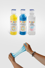 Primo Coloured Clear Glue Metallic Slime Set