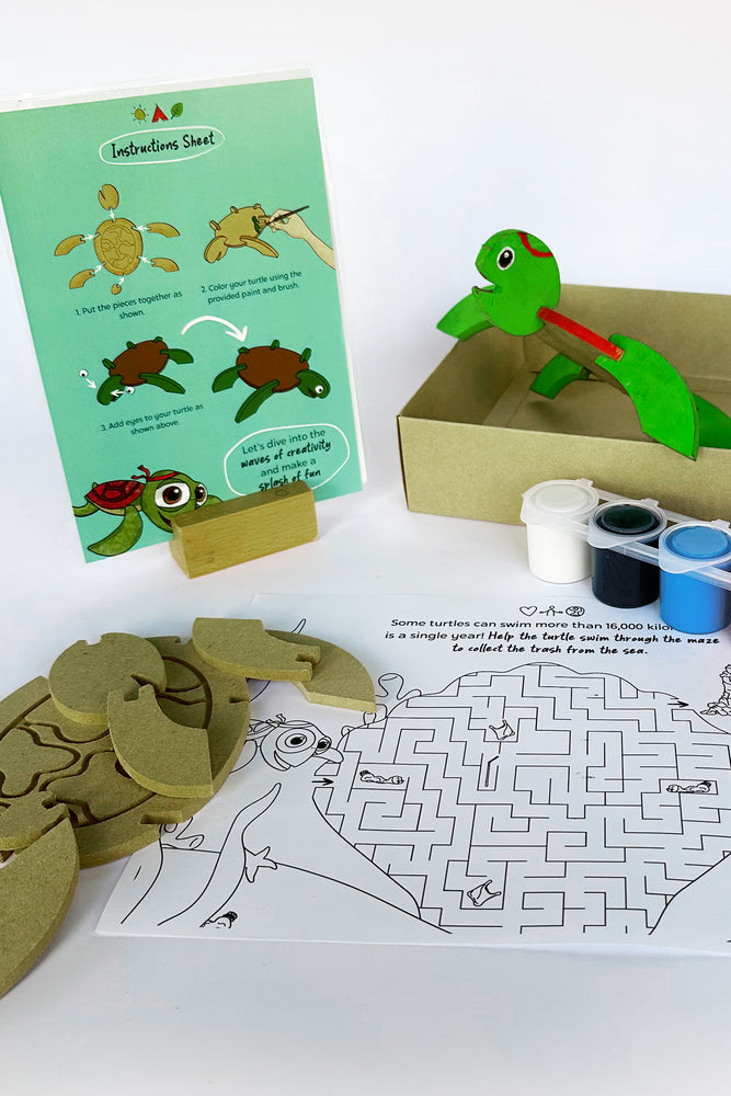 Turtle Shell Box Craft Sea Turtle Arts & Craft Box – The Orenda Tribe