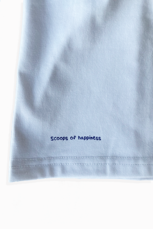 White unisex tshirt inspired from kids art cotton happiness Amman jordan plain white tee