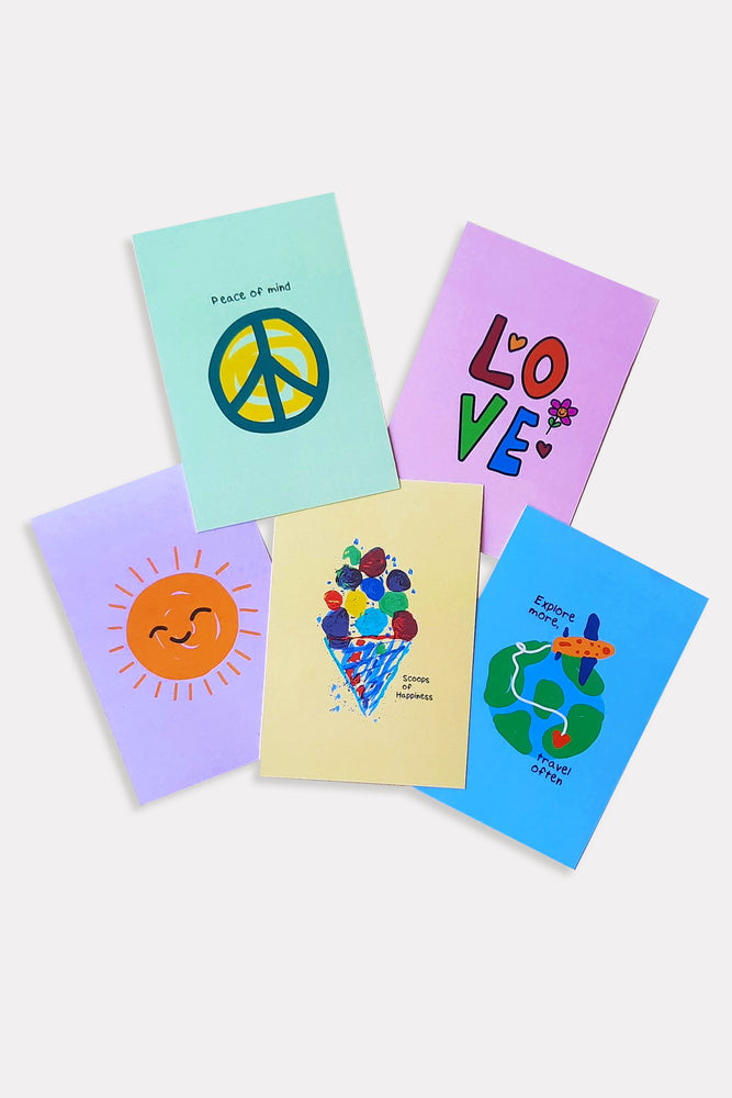 Happiness Post Cards