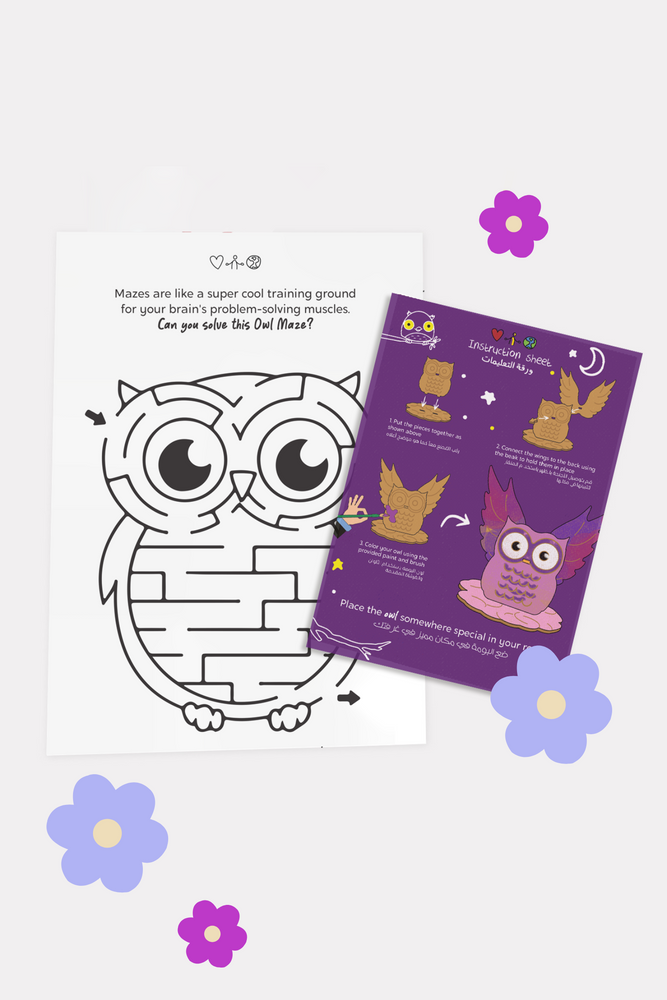 Owl Arts & Crafts Box