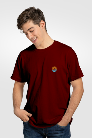 Tshirt Wellbeing Big Dreams Unisex Maroon