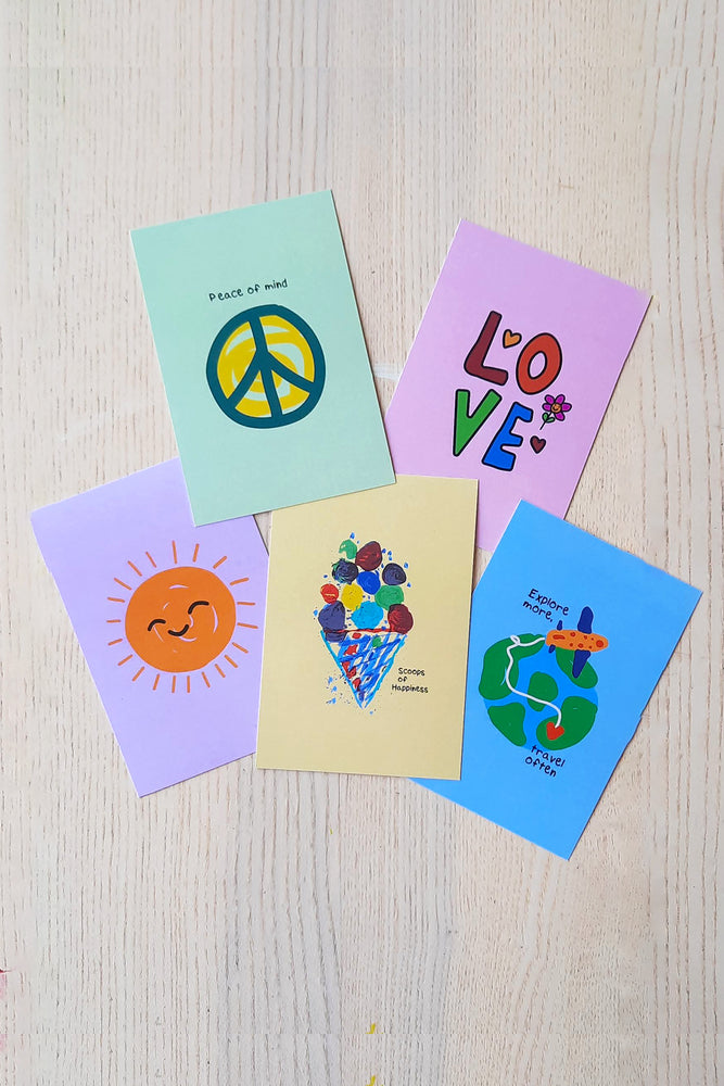 Happiness Post Cards
