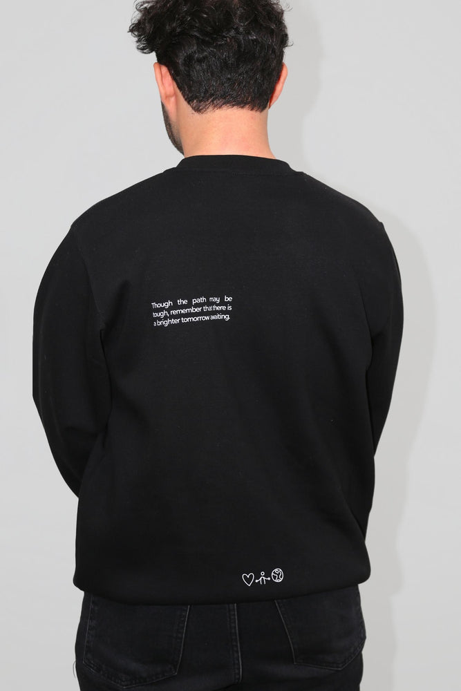 
                
                    Load image into Gallery viewer, Resilience Black Sweater
                
            