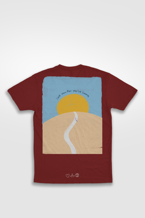 Tshirt Wellbeing Big Dreams Unisex Maroon