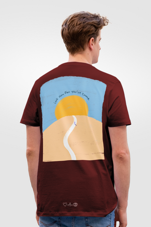 Tshirt Wellbeing Big Dreams Unisex Maroon
