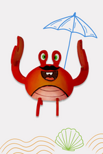 Crab Arts & Craft Box