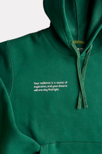 Resilience - Adult's Unisex Green Hoodie