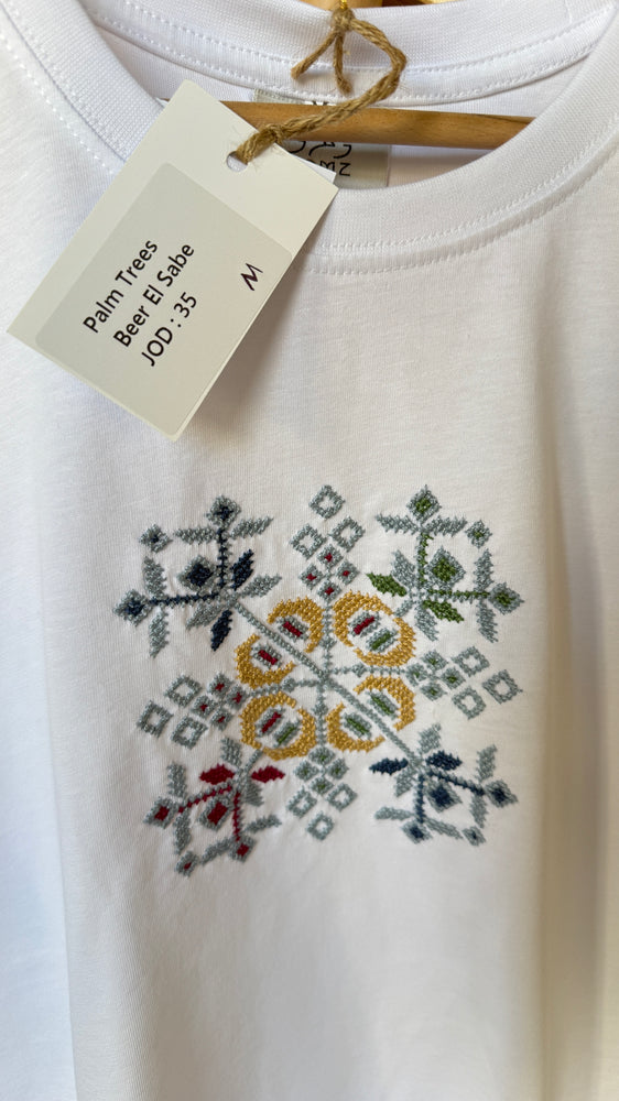 Ramz White Tshirt Palm tree