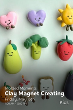 Molded Moments - Clay Magnet Workshop