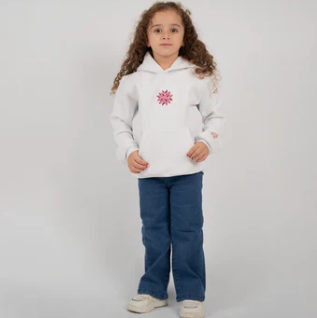 Boqaa Kids Hoodie White Zahra