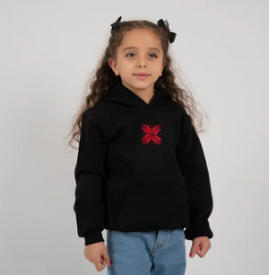 Boqaa Kids Hoodie Reesh Black