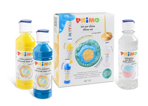 Primo Coloured Clear Glue Metallic Slime Set