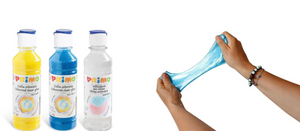 Primo Coloured Clear Glue Metallic Slime Set