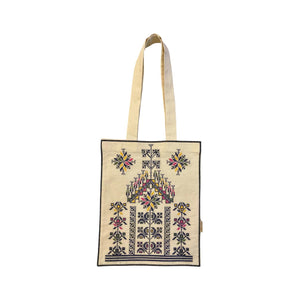 Sarwa Tote Bag "Well of Life Dark Blue"