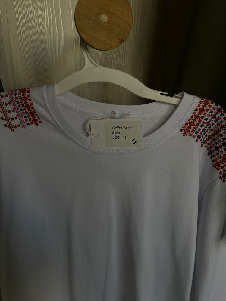 Ramz White Long Sleeve Coffee Bean L & XL
