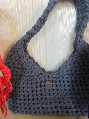 fann by zain crochet bags grey