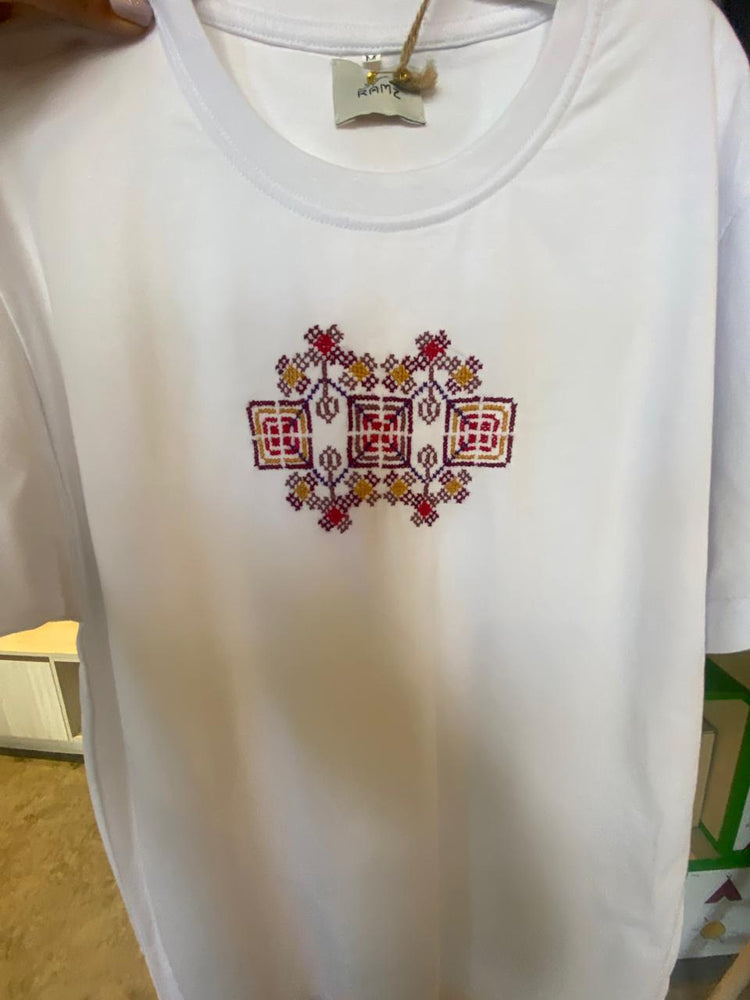 Ramz white t.shirt carnation