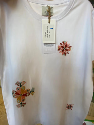 Ramz white t.shirt Patches