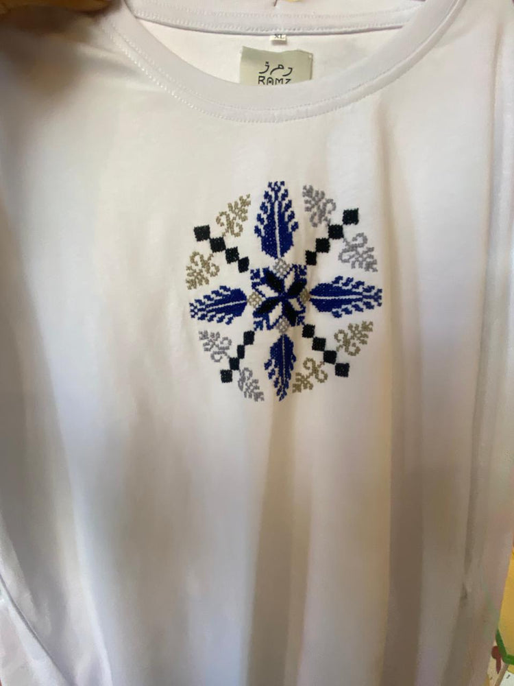 White long-slv t.shirt Blur Flame XL