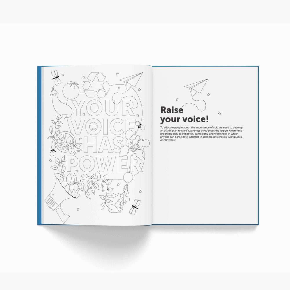 Save Soil Coloring Book