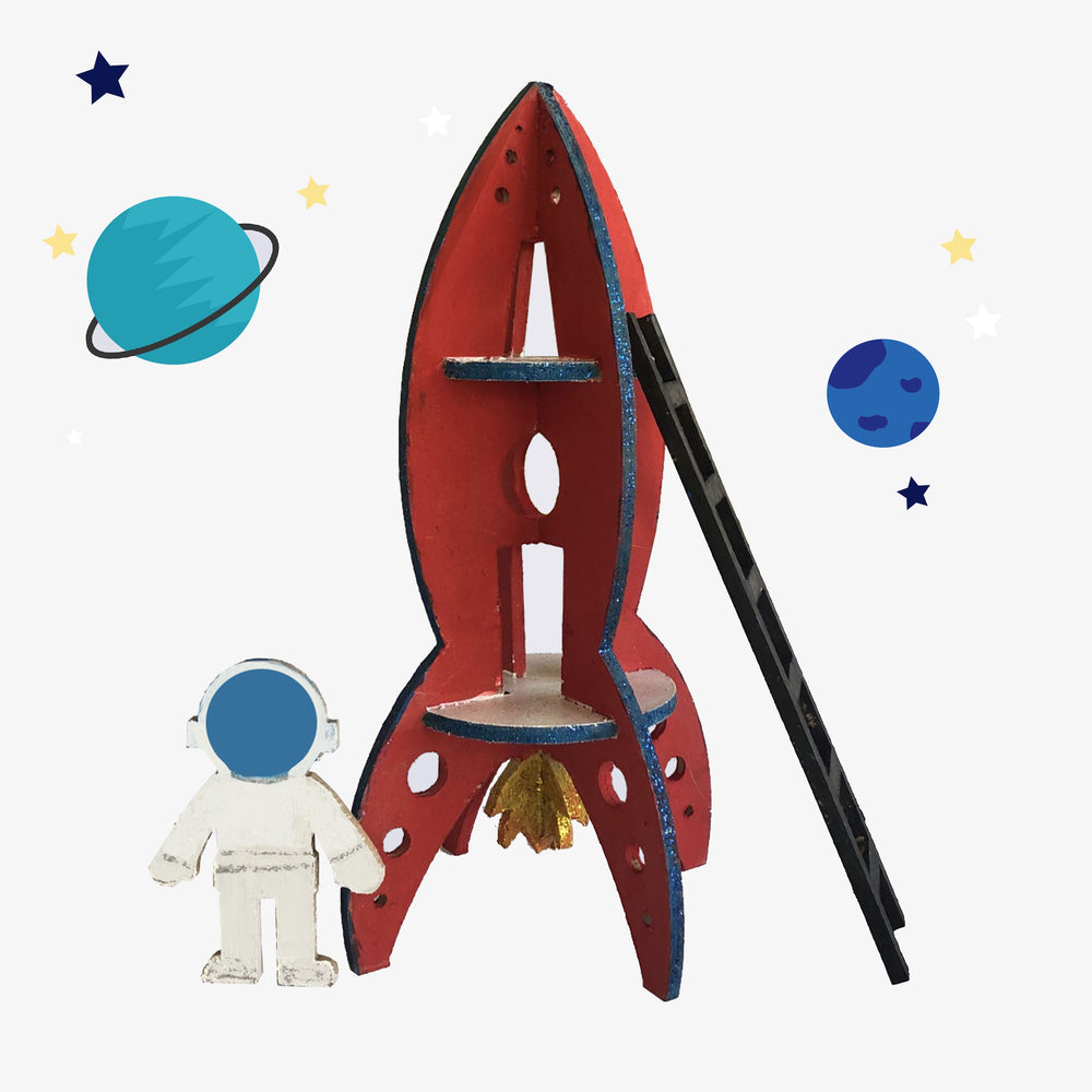 Rocket DIY Craft Box