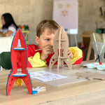 space and rocket kids do-it-yourself (DIY) arts and crafts